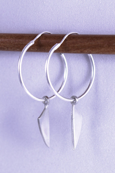 Fiona Macintyre Design Dagger Hoop Earrings