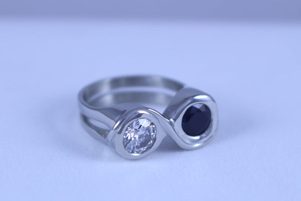 Ring - Liz Diamond Sapphire